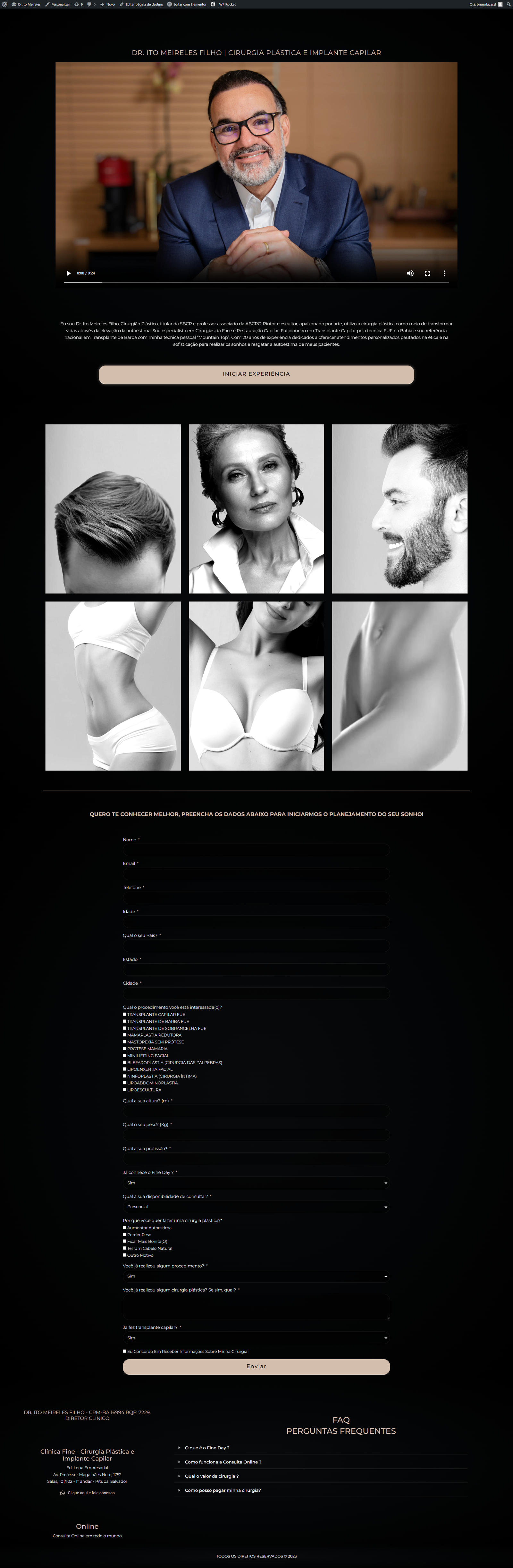 Landing Page Dr.Ito Meireles